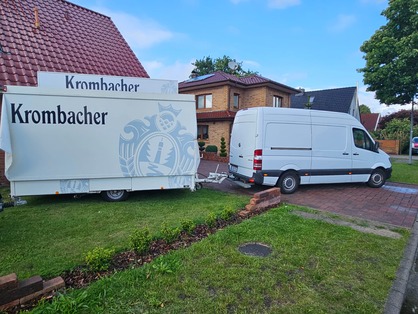 Bierwagenanlieferung